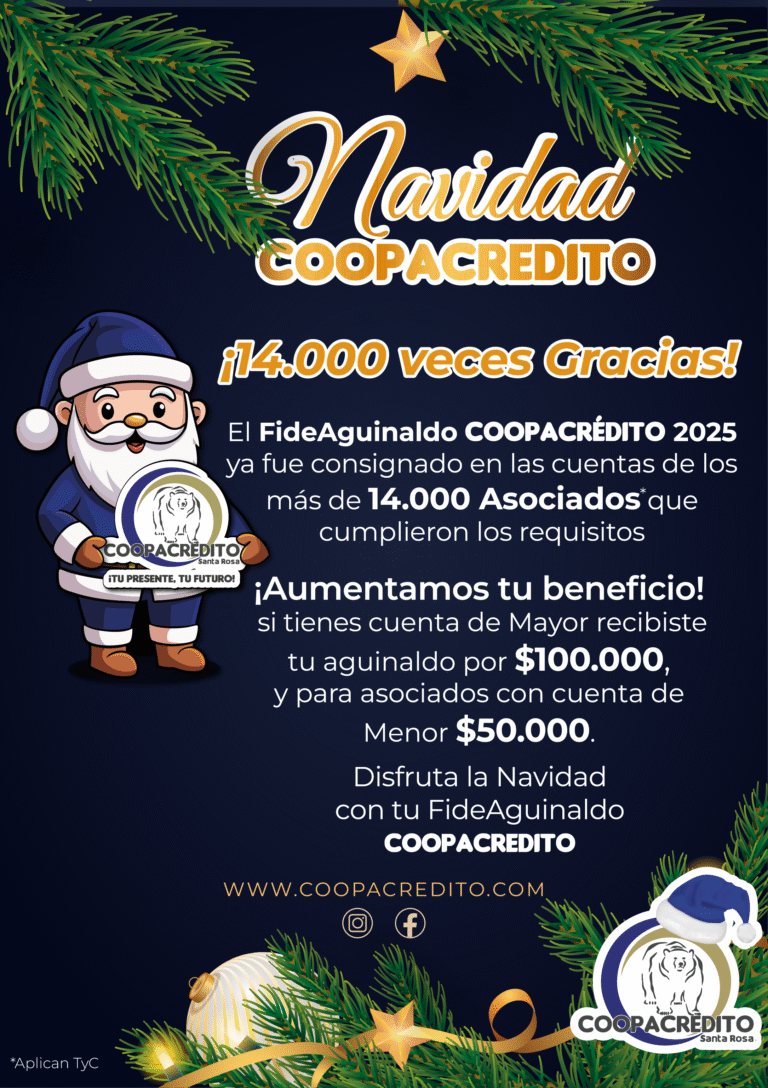 🎁✨ ¡El FideAguinaldo COOPACRÉDITO 2025 ya es una realidad!