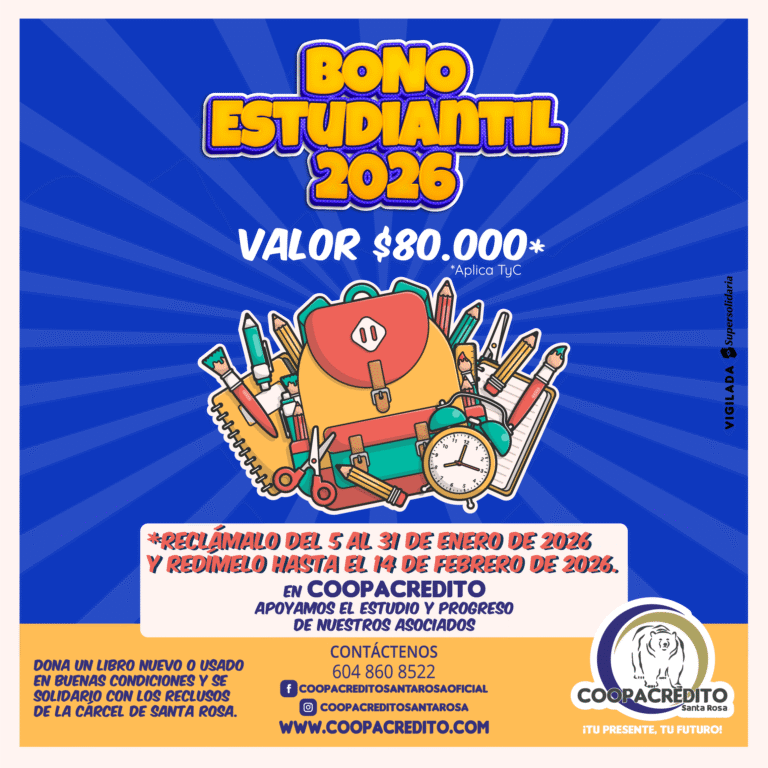 📚🎉 Cierre Bono Estudiantil 2026