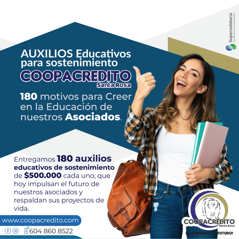 180 auxilios educativos que impulsan el futuro de nuestros asociados.