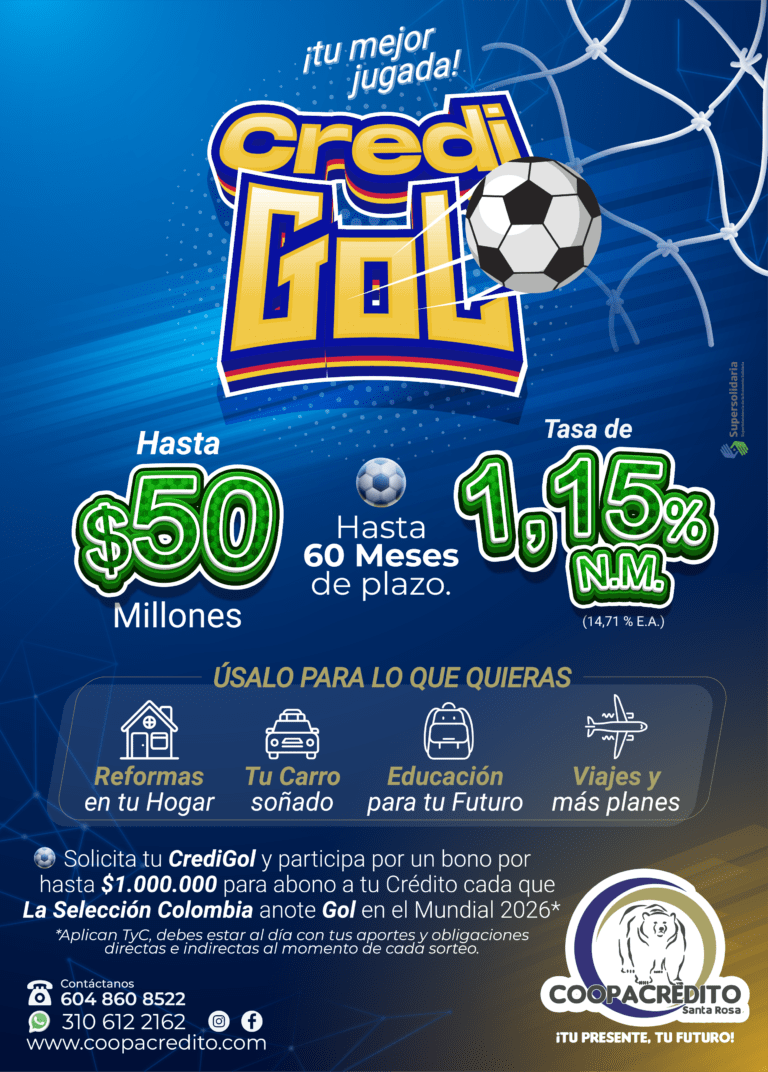 ⚽ ¡Haz tu mejor jugada con CrediGol!