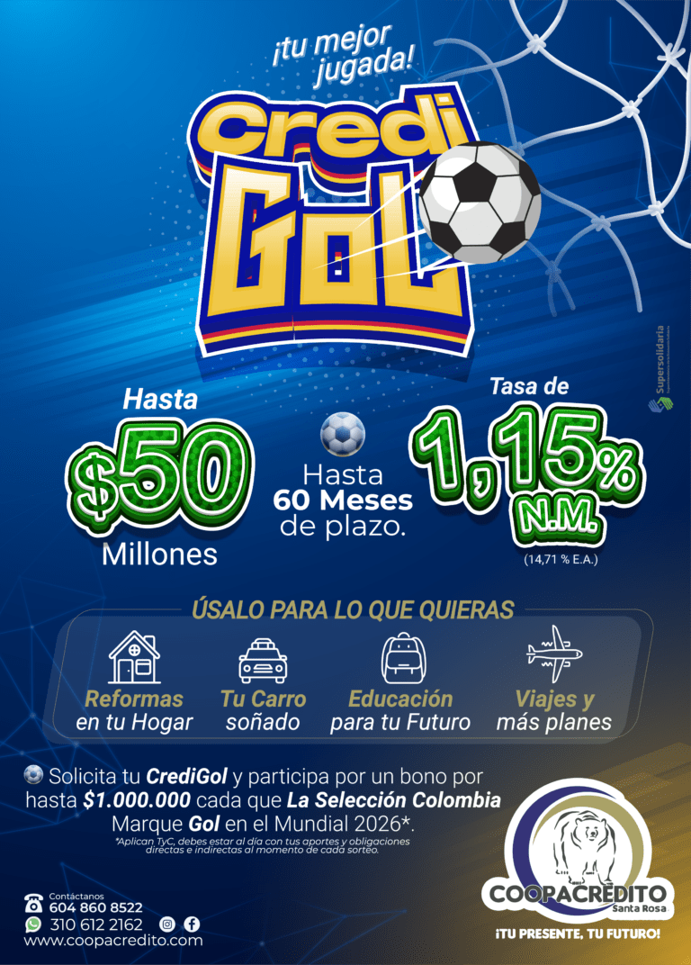 ⚽ ¡Haz tu mejor jugada con CrediGol!